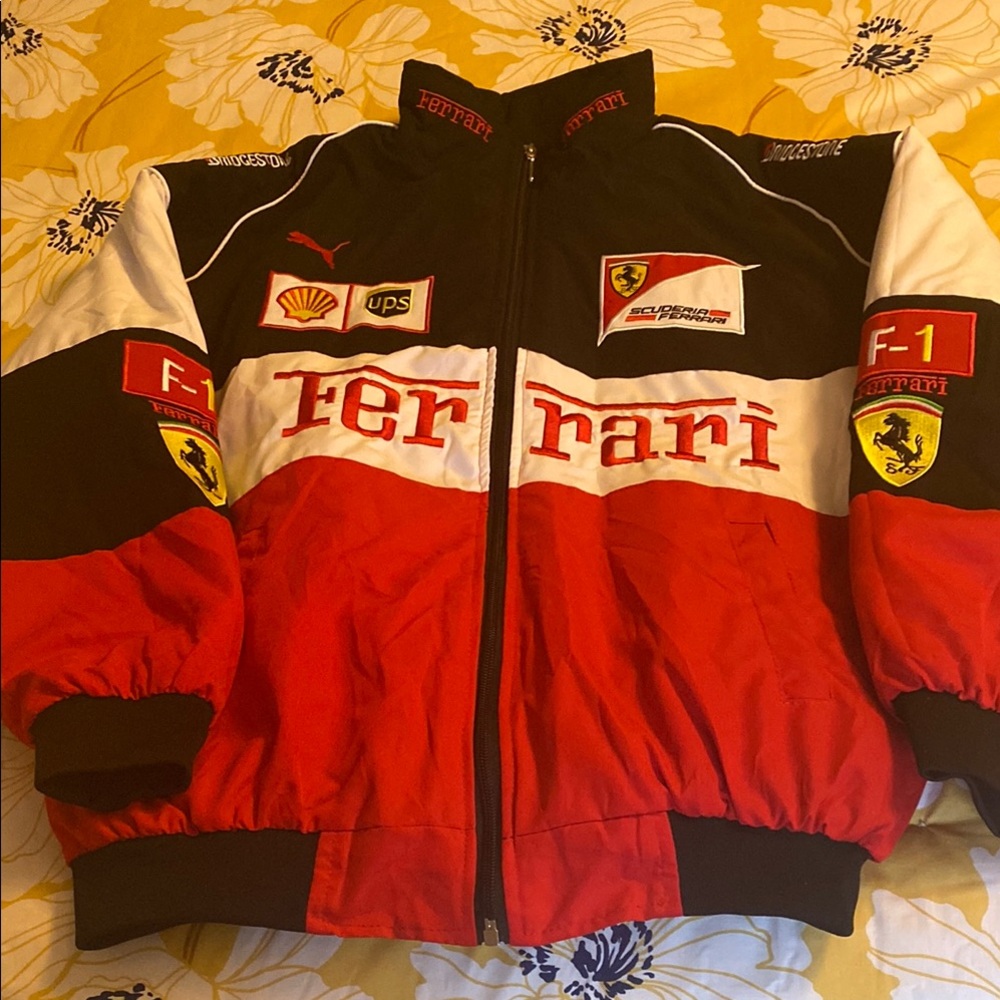 Ferrari Racing Jacket - Red and Black